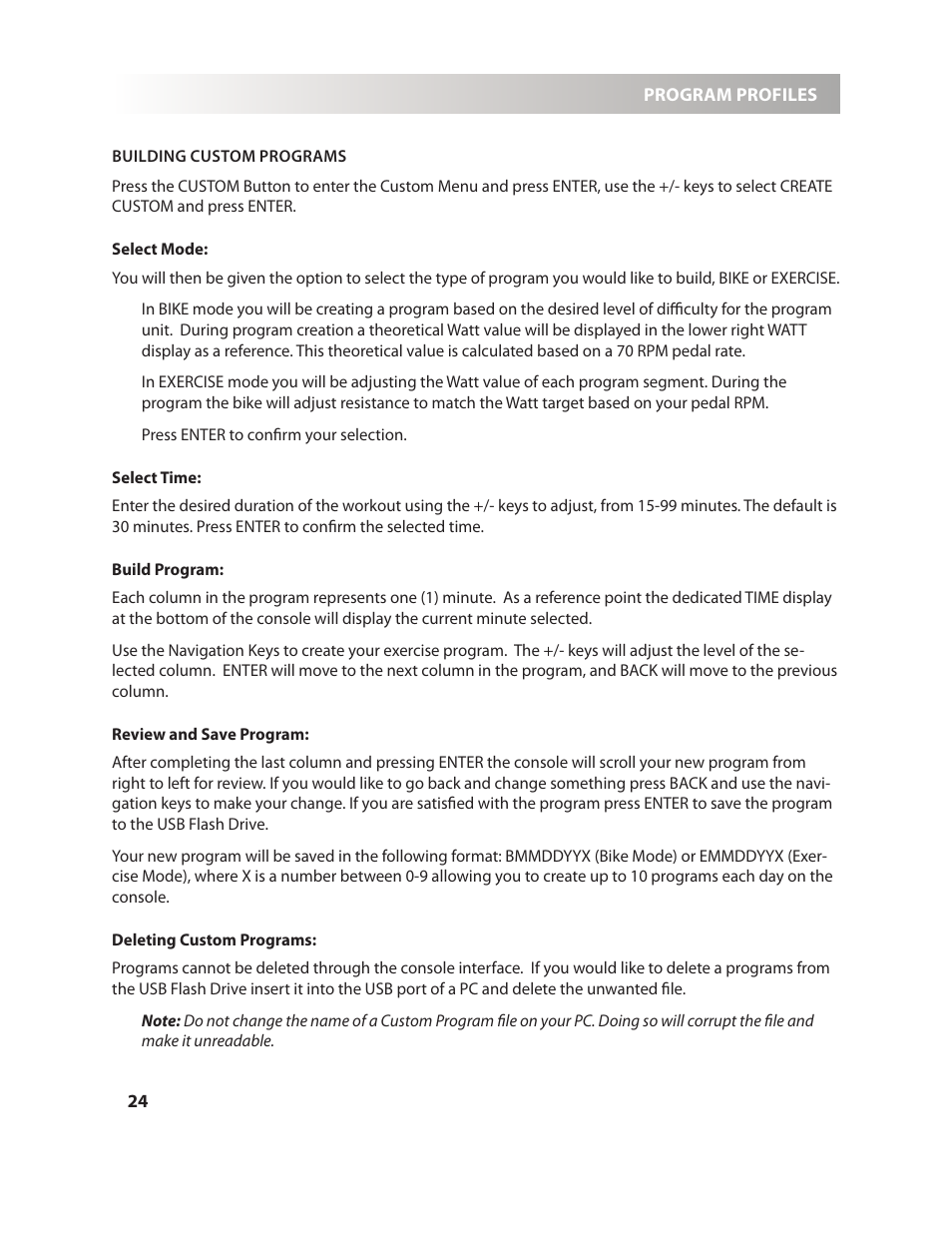 LeMond g-force UT User Manual | Page 24 / 40