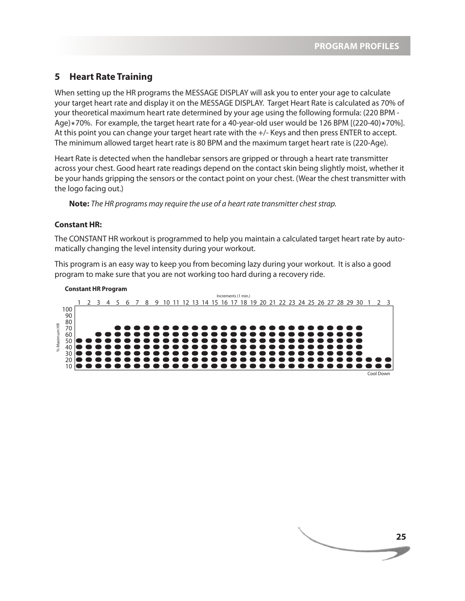 5 heart rate training | LeMond g-force UT User Manual | Page 25 / 40