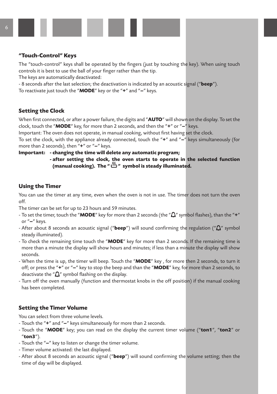 CDA RV 1060 User Manual | Page 6 / 36