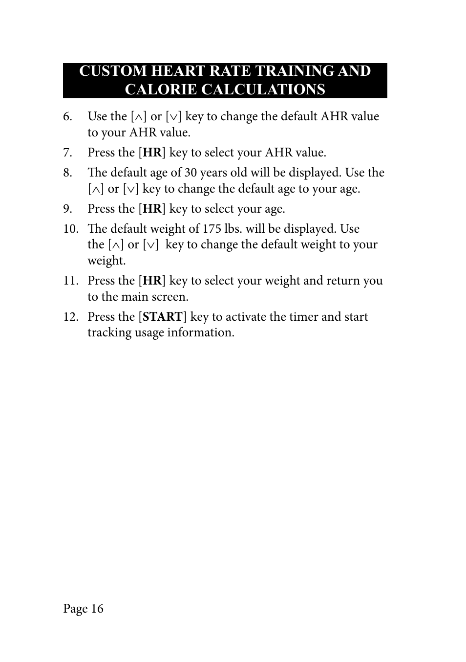 LeMond RevMaster Pilot User Manual | Page 16 / 29