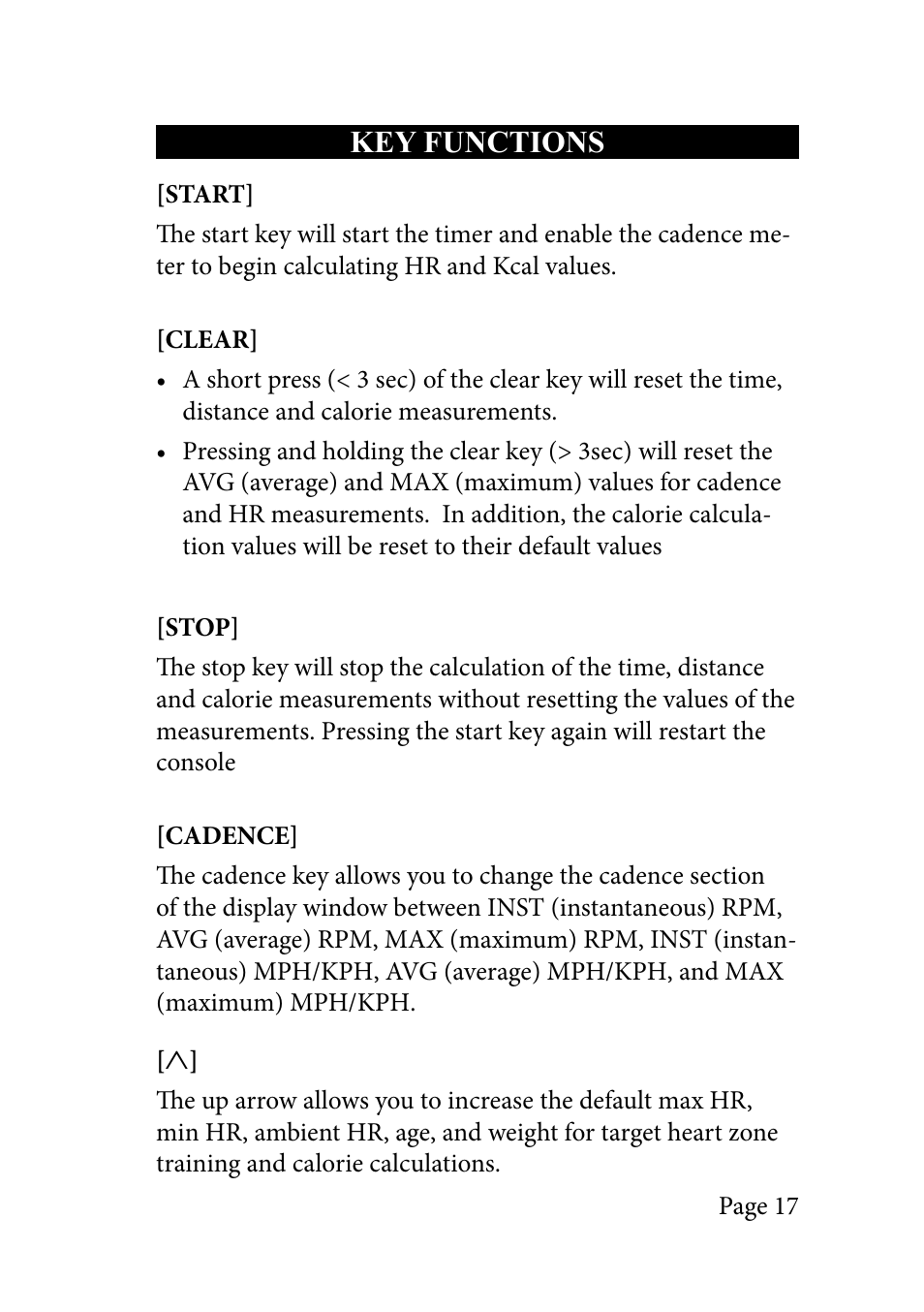 LeMond RevMaster Pilot User Manual | Page 17 / 29