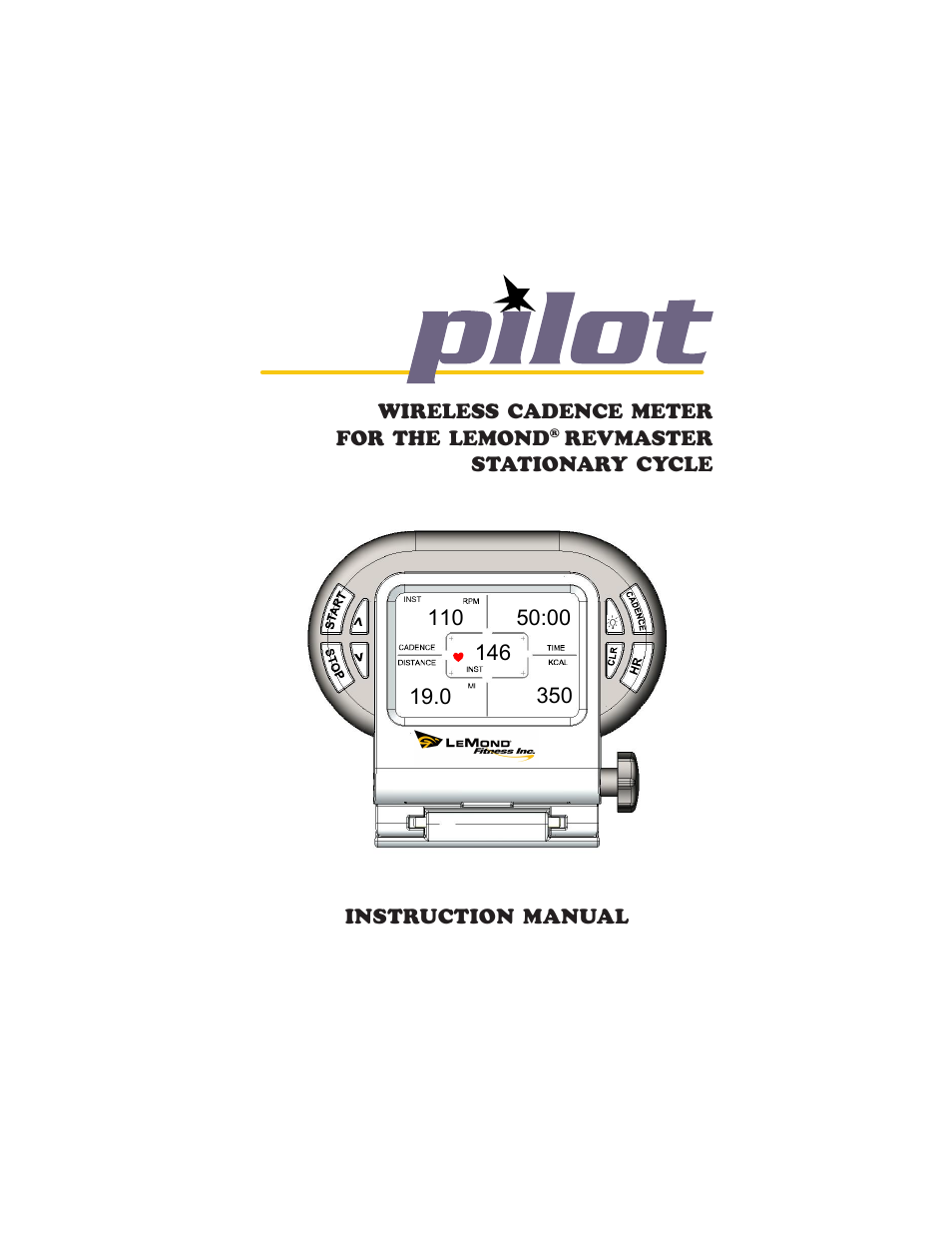 LeMond RevMaster Pilot User Manual | 29 pages