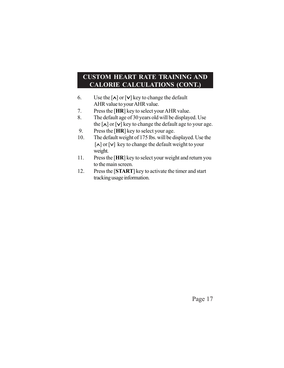 LeMond RevMaster Pilot User Manual | Page 17 / 29