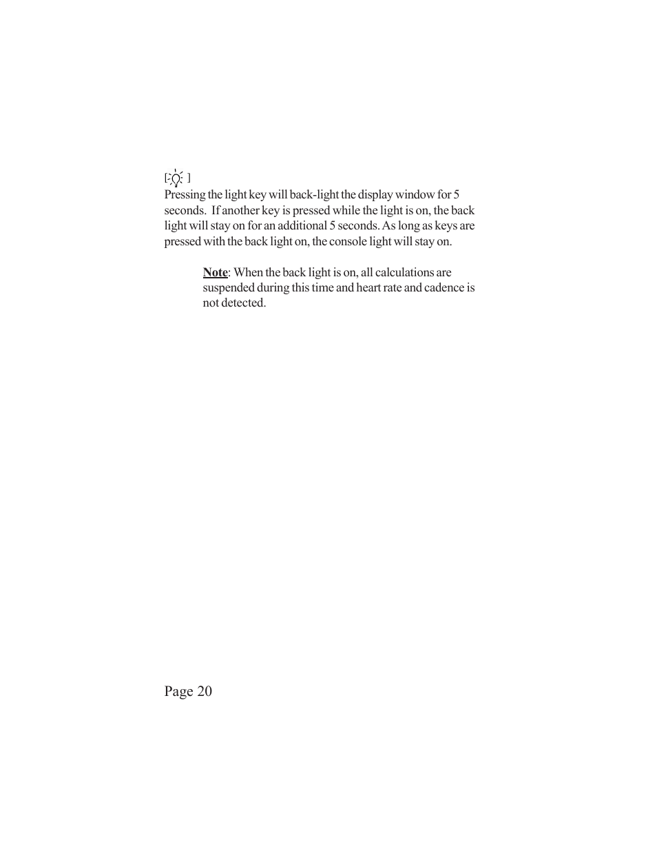 Page 20 | LeMond RevMaster Pilot User Manual | Page 20 / 29