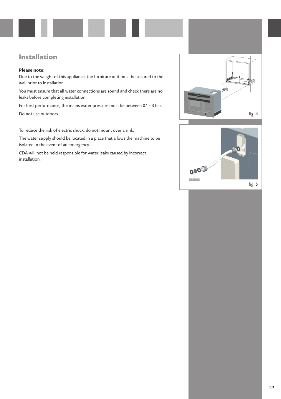 Installation | CDA CVC4SS User Manual | Page 13 / 16
