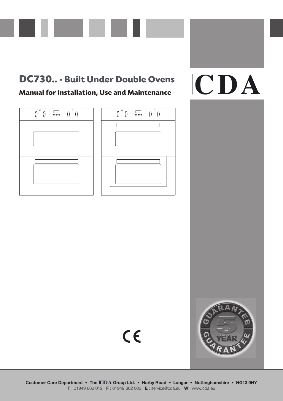 CDA DC730 User Manual | 36 pages