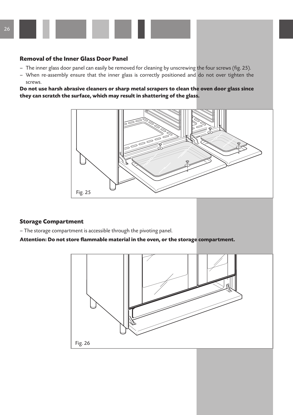 CDA DUAL FUEL COOKERS RC 9021 User Manual | Page 26 / 44