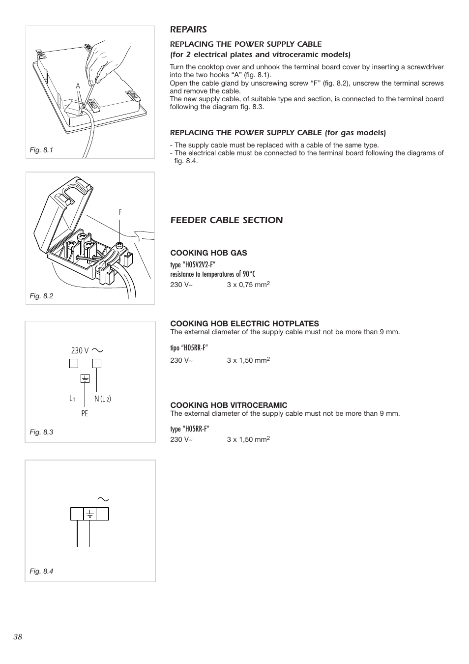 Repairs | CDA GAS HOBS HCG301 User Manual | Page 19 / 21