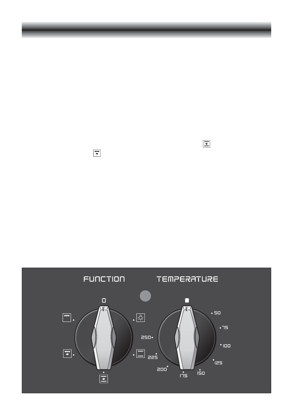 How to use the conventional oven, General features, Thermostat knob | CDA RV 1000 User Manual | Page 20 / 52
