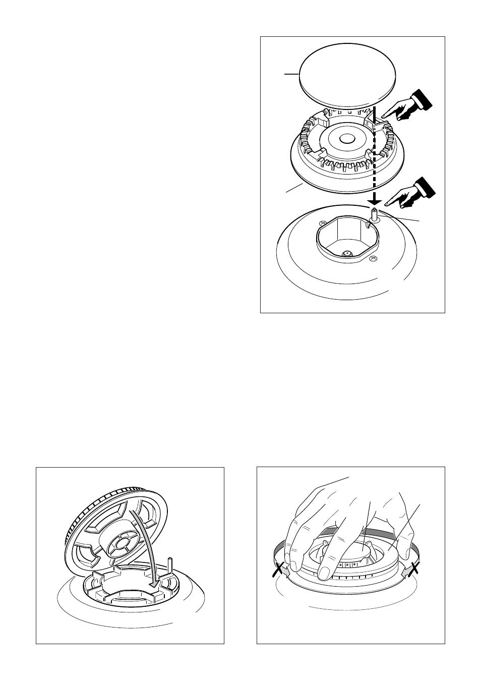 Burners, Triple ring burner | CDA RV 1000 User Manual | Page 28 / 52