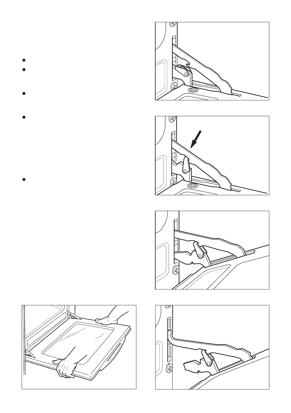 Door assembly, Removing the oven door | CDA RV 1000 User Manual | Page 32 / 52