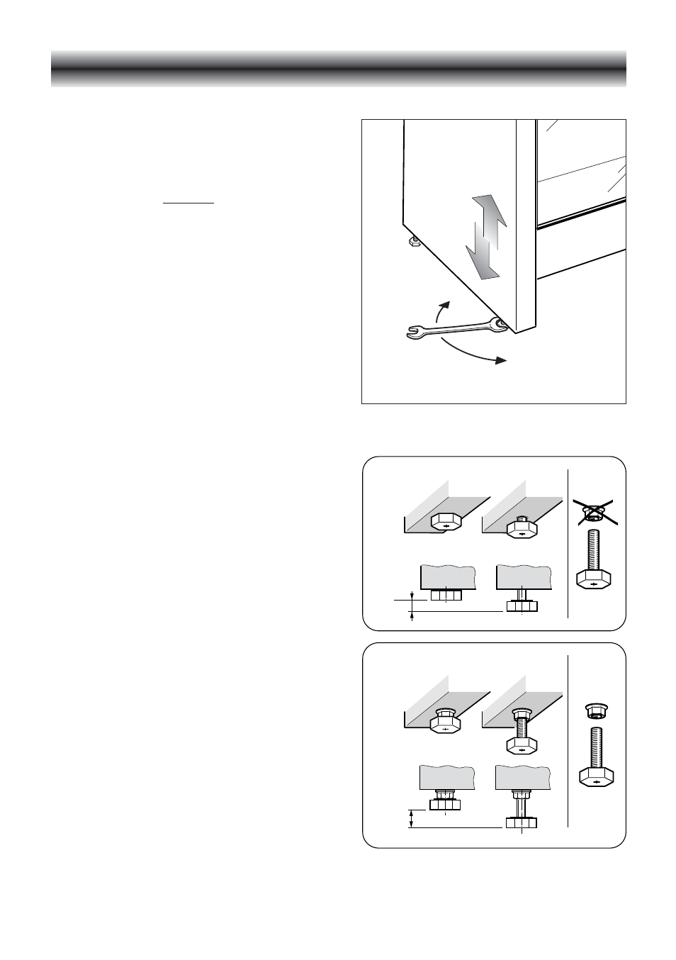 Levelling the cooker - mod. rv 1000 | CDA RV 1000 User Manual | Page 36 / 52