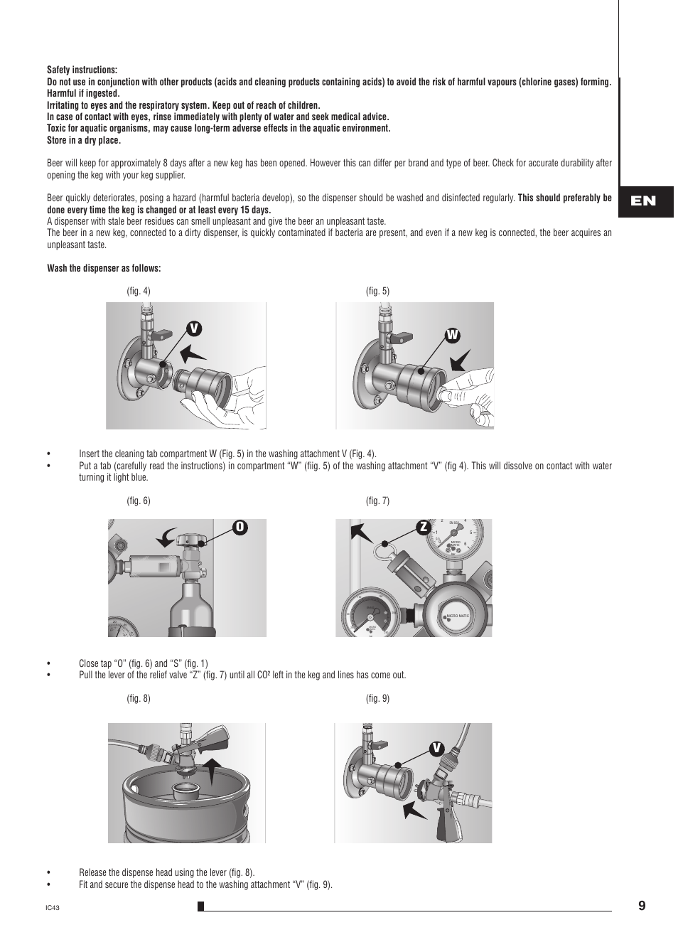 Oz v | CDA BVB4 User Manual | Page 7 / 9