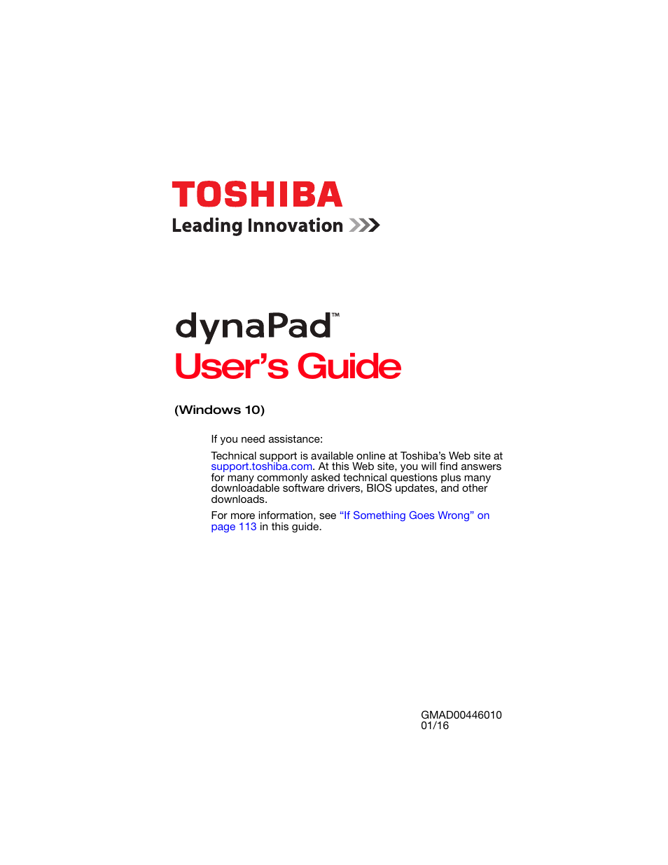 Toshiba DynaPad WT12PE-A64 User Manual | 177 pages