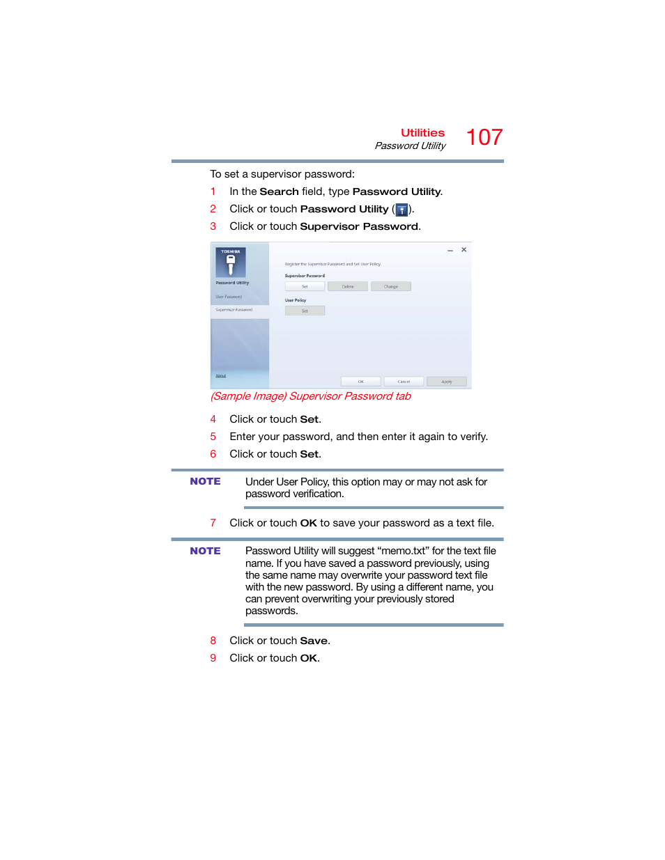 Toshiba DynaPad WT12PE-A64 User Manual | Page 107 / 177