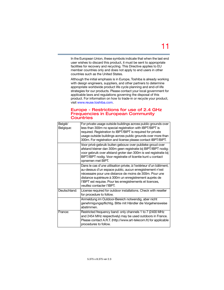 Toshiba DynaPad WT12PE-A64 User Manual | Page 11 / 177