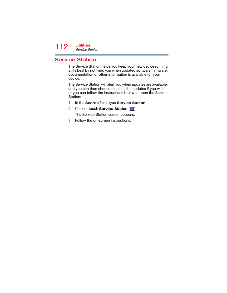 Service station | Toshiba DynaPad WT12PE-A64 User Manual | Page 112 / 177