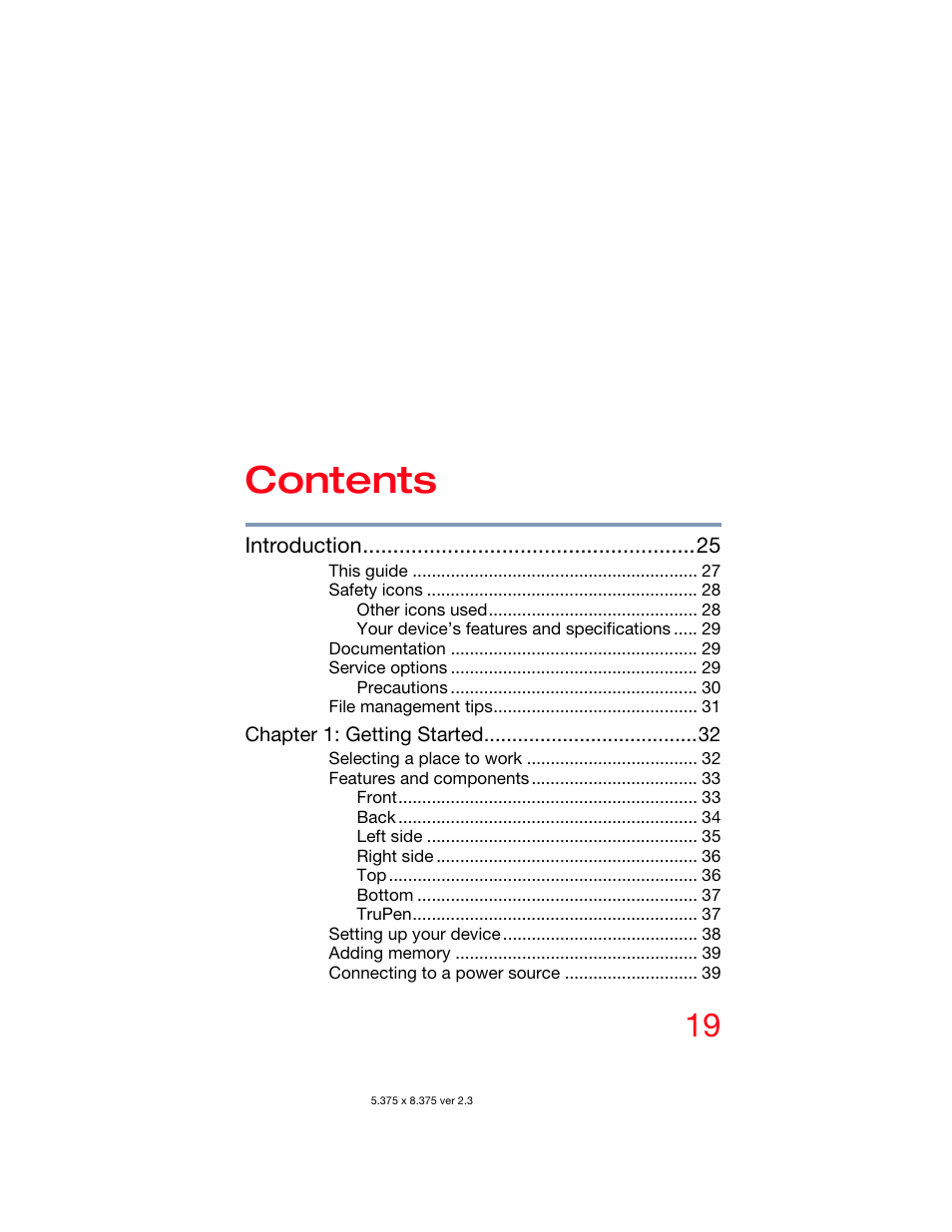 Toshiba DynaPad WT12PE-A64 User Manual | Page 19 / 177