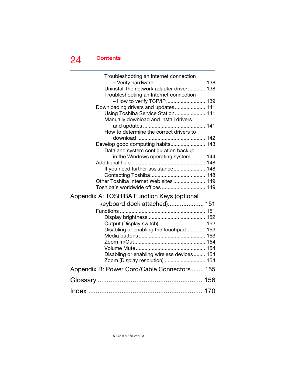 Toshiba DynaPad WT12PE-A64 User Manual | Page 24 / 177