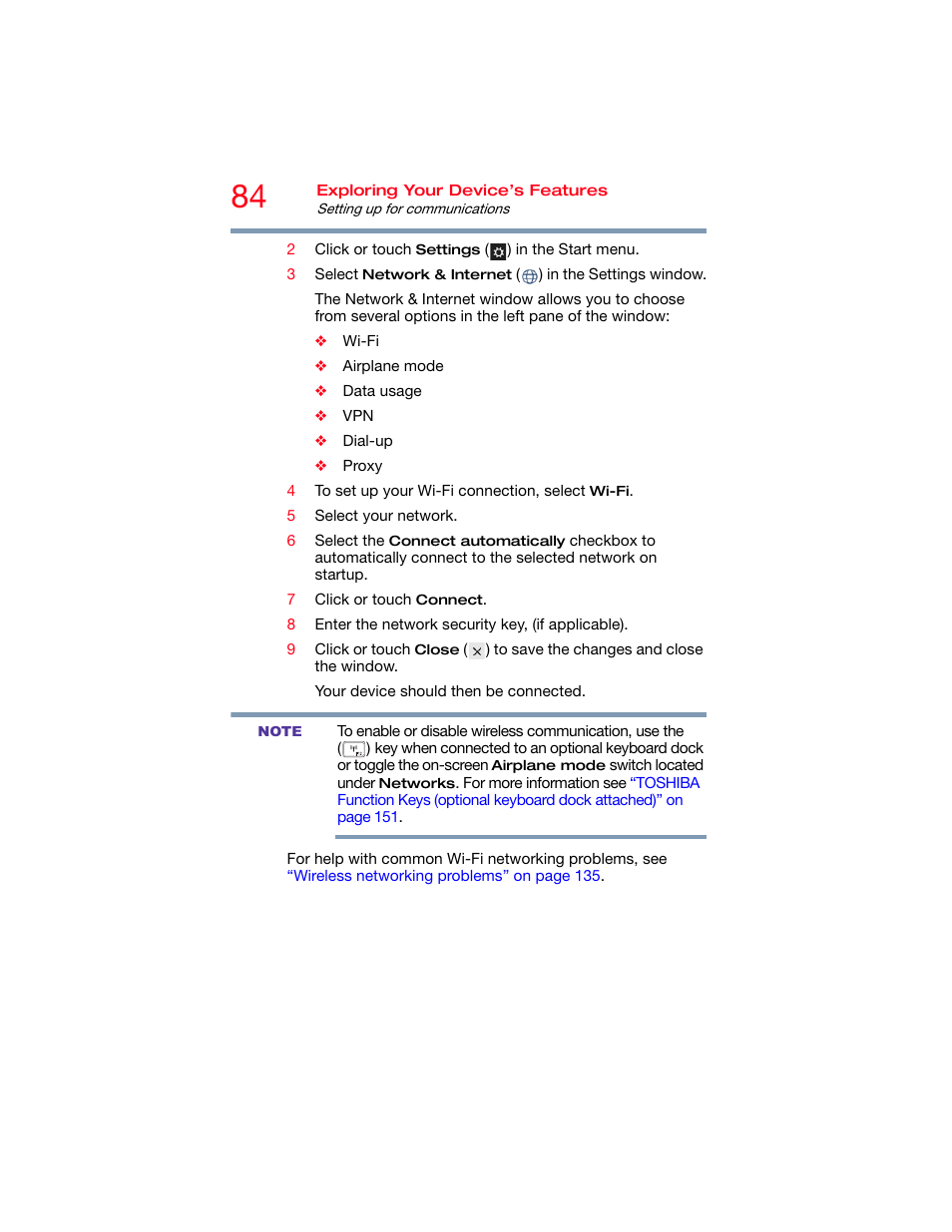 Toshiba DynaPad WT12PE-A64 User Manual | Page 84 / 177