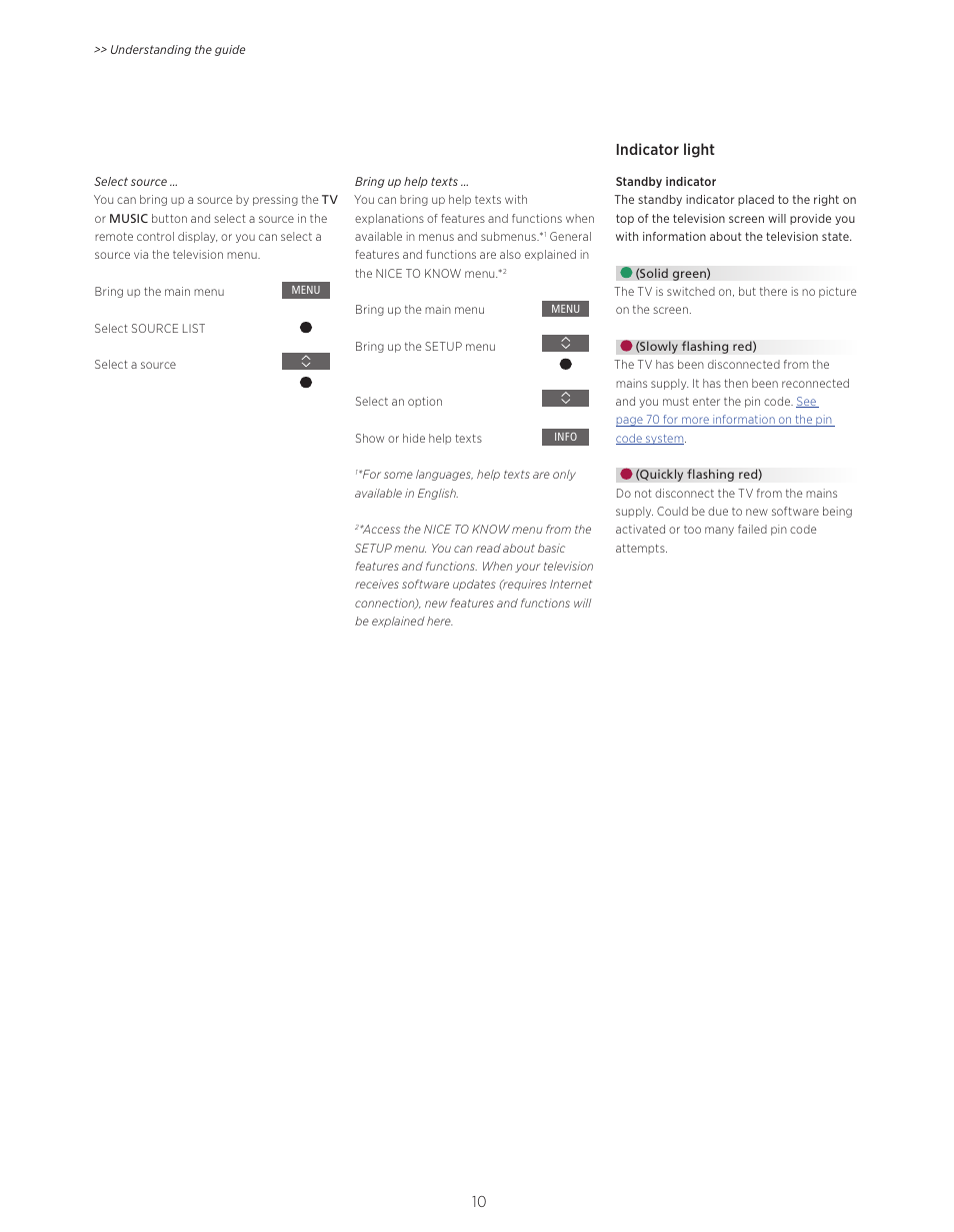 Bang & Olufsen BeoVision Avant - User Guide User Manual | Page 10 / 83