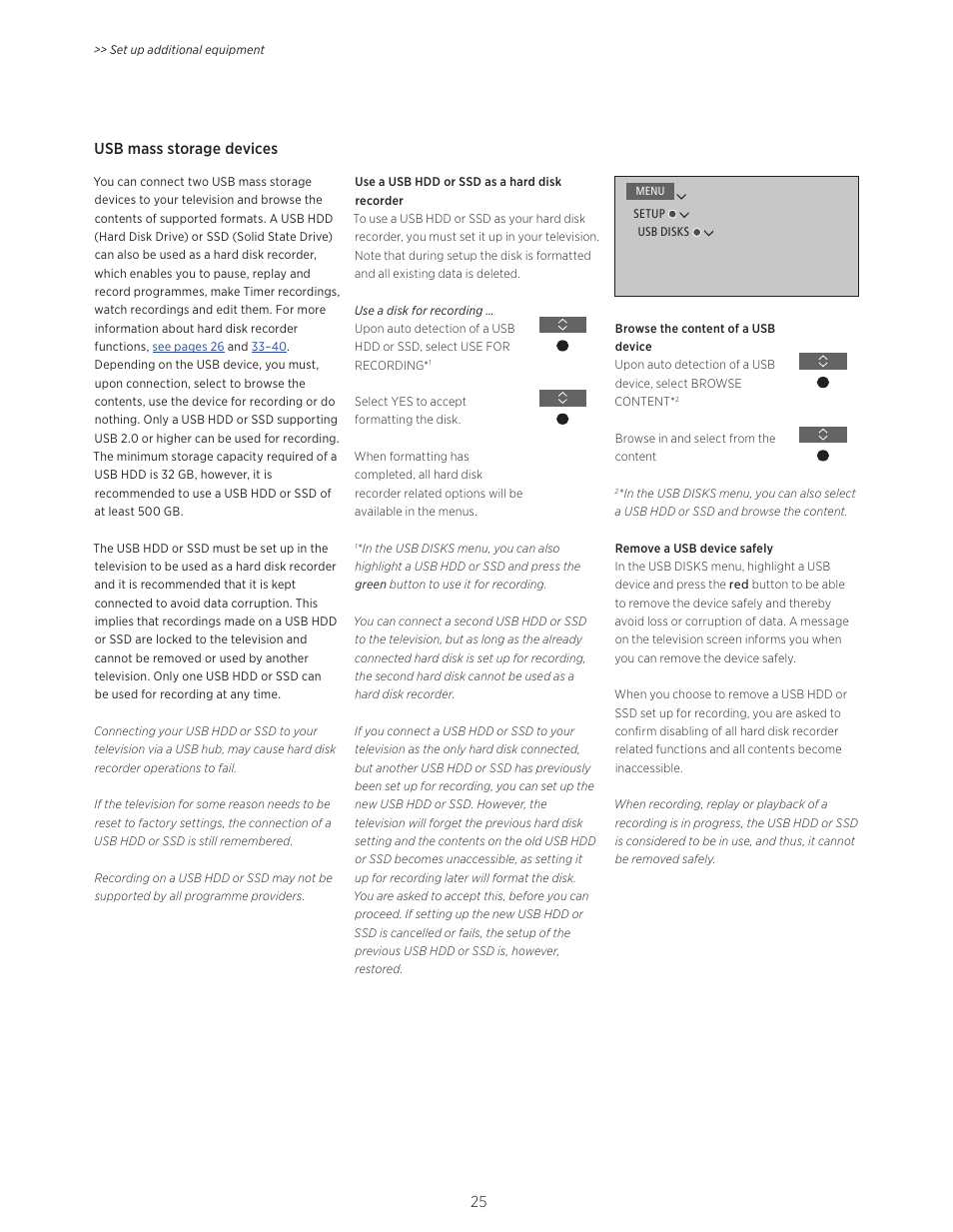 Bang & Olufsen BeoVision Avant - User Guide User Manual | Page 25 / 83