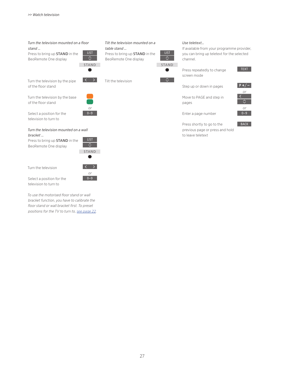 Bang & Olufsen BeoVision Avant - User Guide User Manual | Page 27 / 83