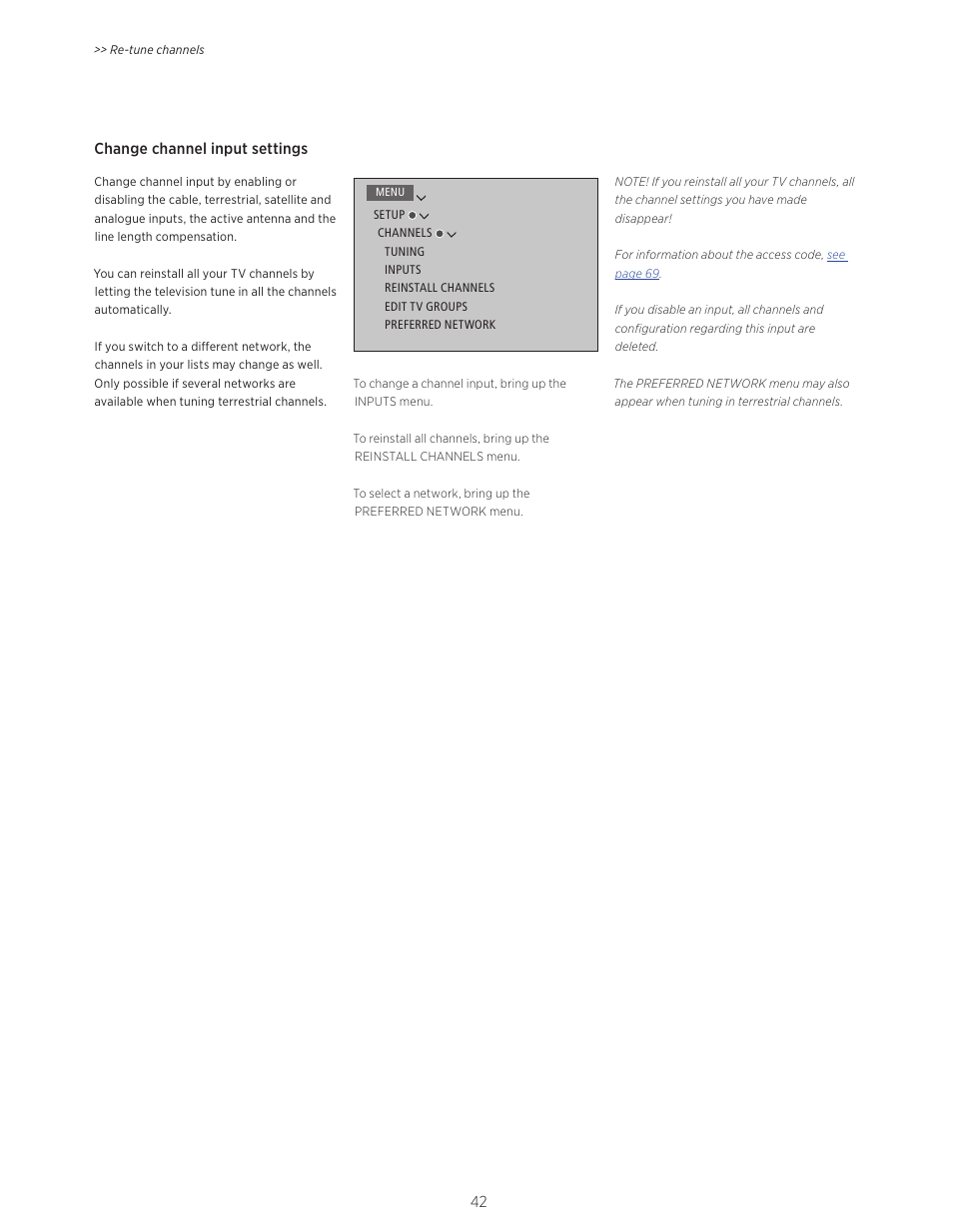 Bang & Olufsen BeoVision Avant - User Guide User Manual | Page 42 / 83