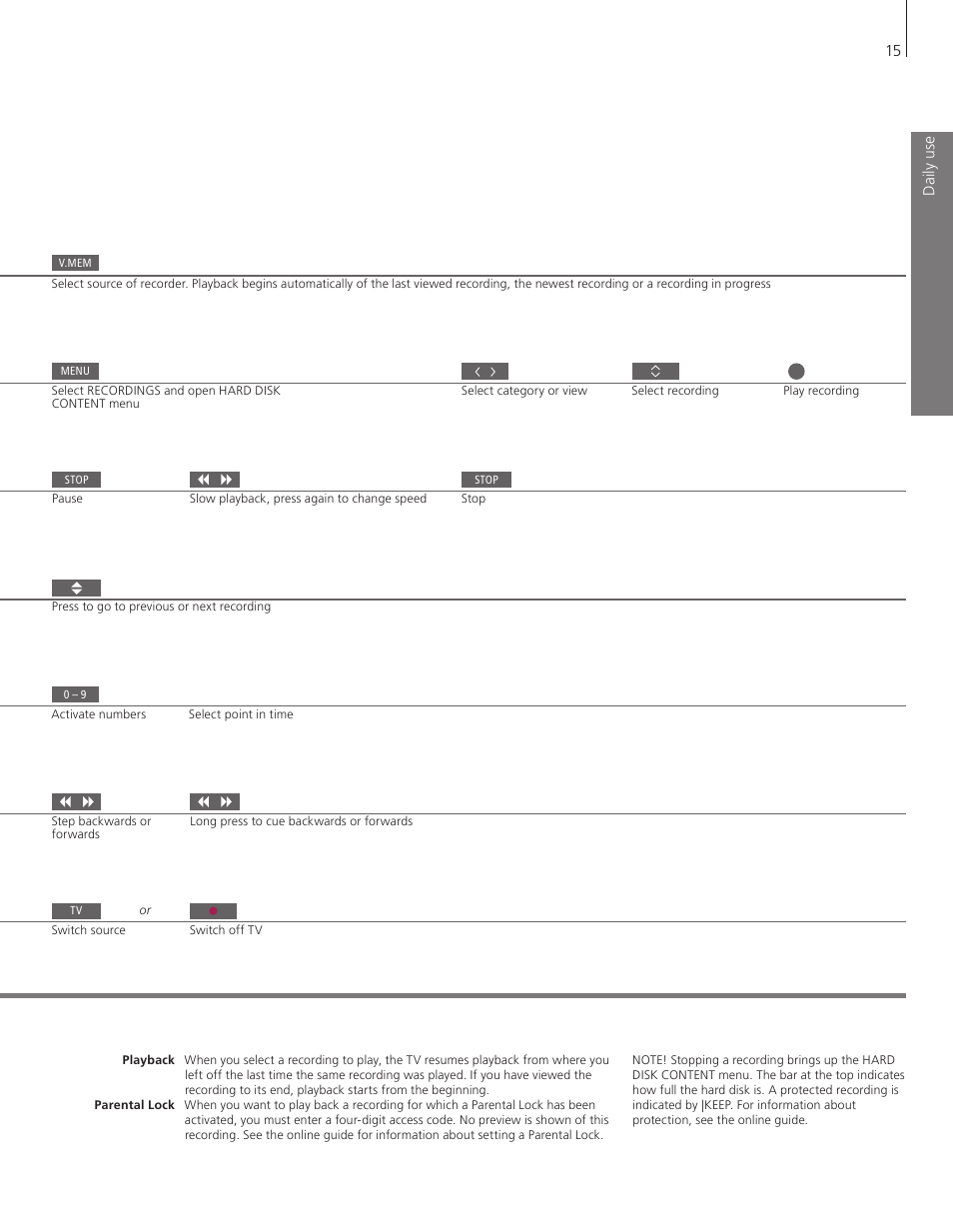 Bang & Olufsen BeoVision 11 with Beo4 Getting Started User Manual | Page 15 / 32