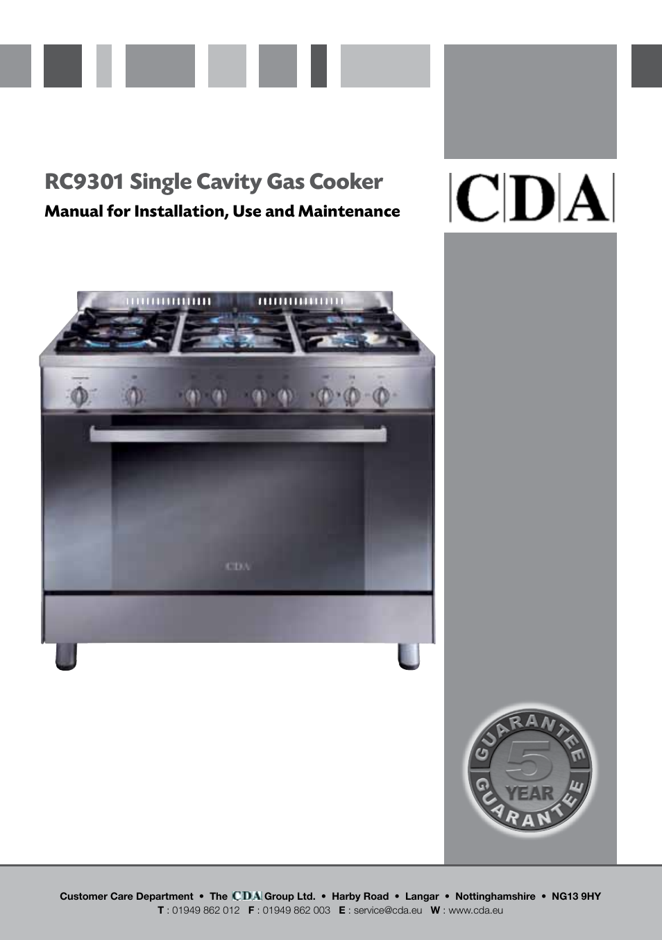 CDA RC9301 User Manual | 44 pages