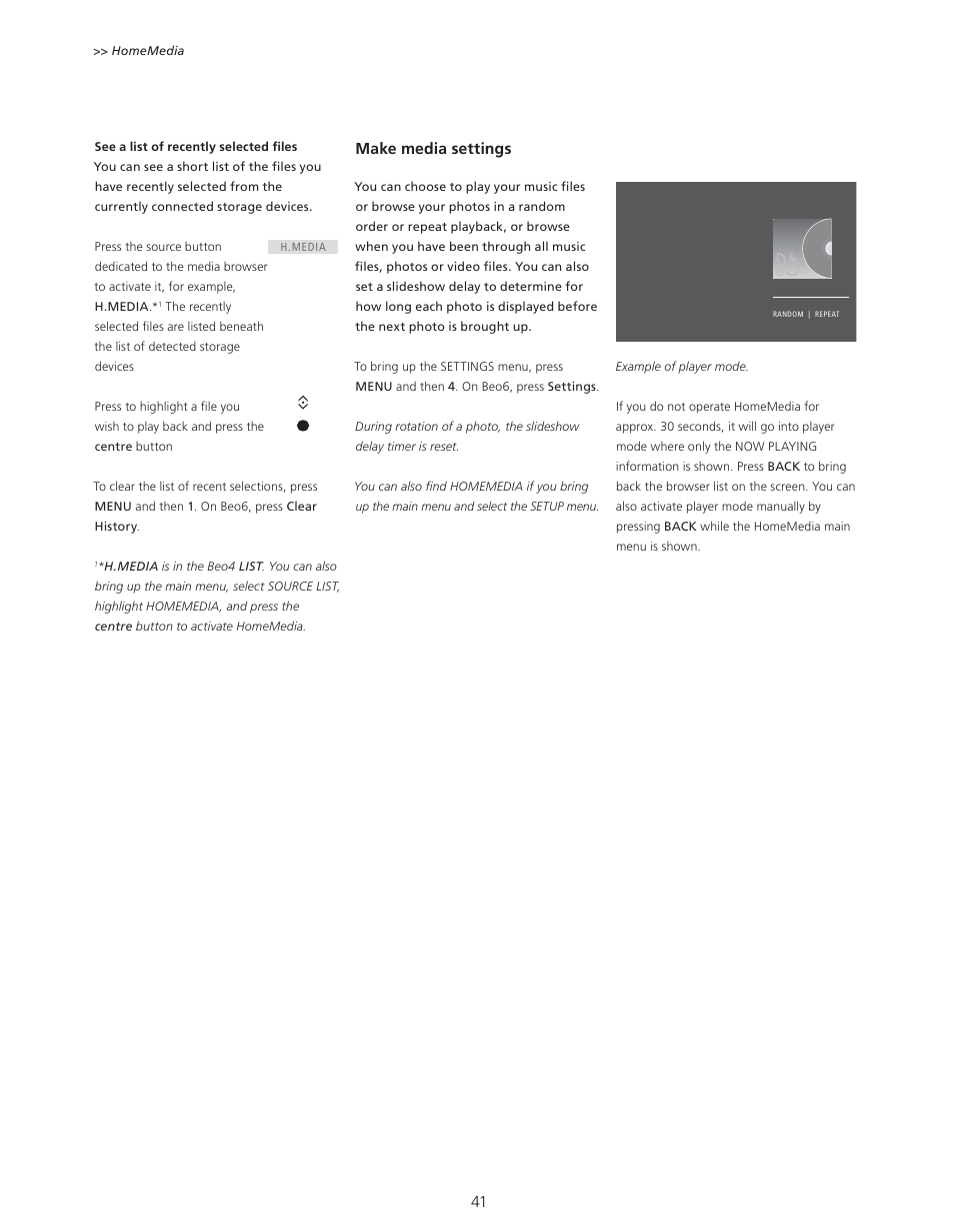 Bang & Olufsen BeoVision 11 with Beo4 User Guide User Manual | Page 41 / 62