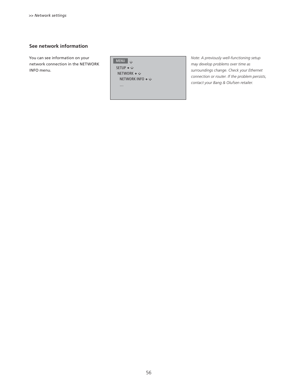 Bang & Olufsen BeoVision 11 with Beo4 User Guide User Manual | Page 56 / 62