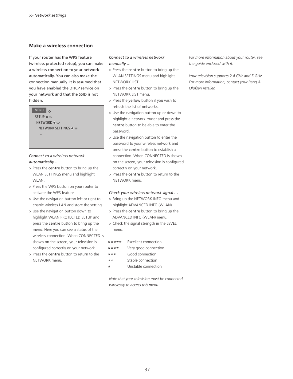 Bang & Olufsen BeoVision 11 with Beo4 User Guide (No tuner) User Manual | Page 37 / 44