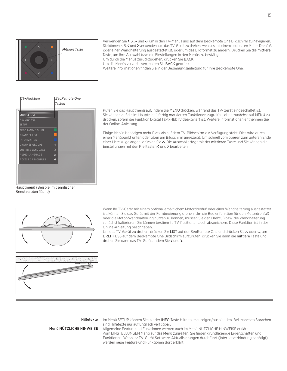 Bang & Olufsen BeoVision 11–40 User Manual | Page 15 / 36