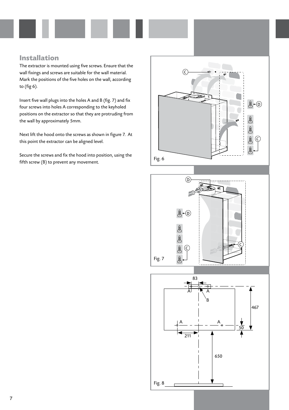 Installation | CDA 3Z9 User Manual | Page 8 / 12