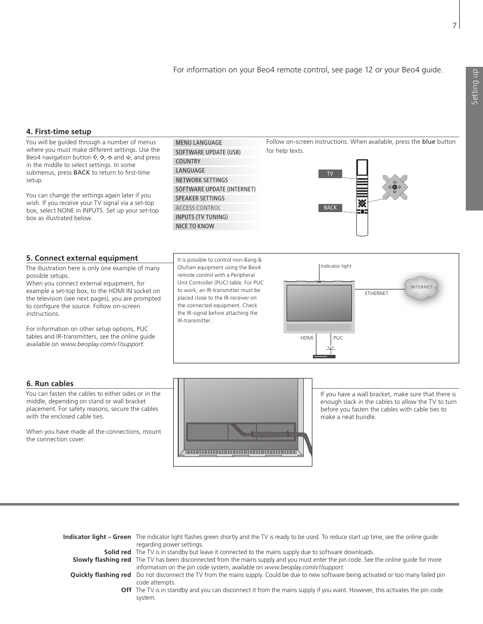Bang & Olufsen BeoPlay V1 Getting Started User Manual | Page 7 / 24