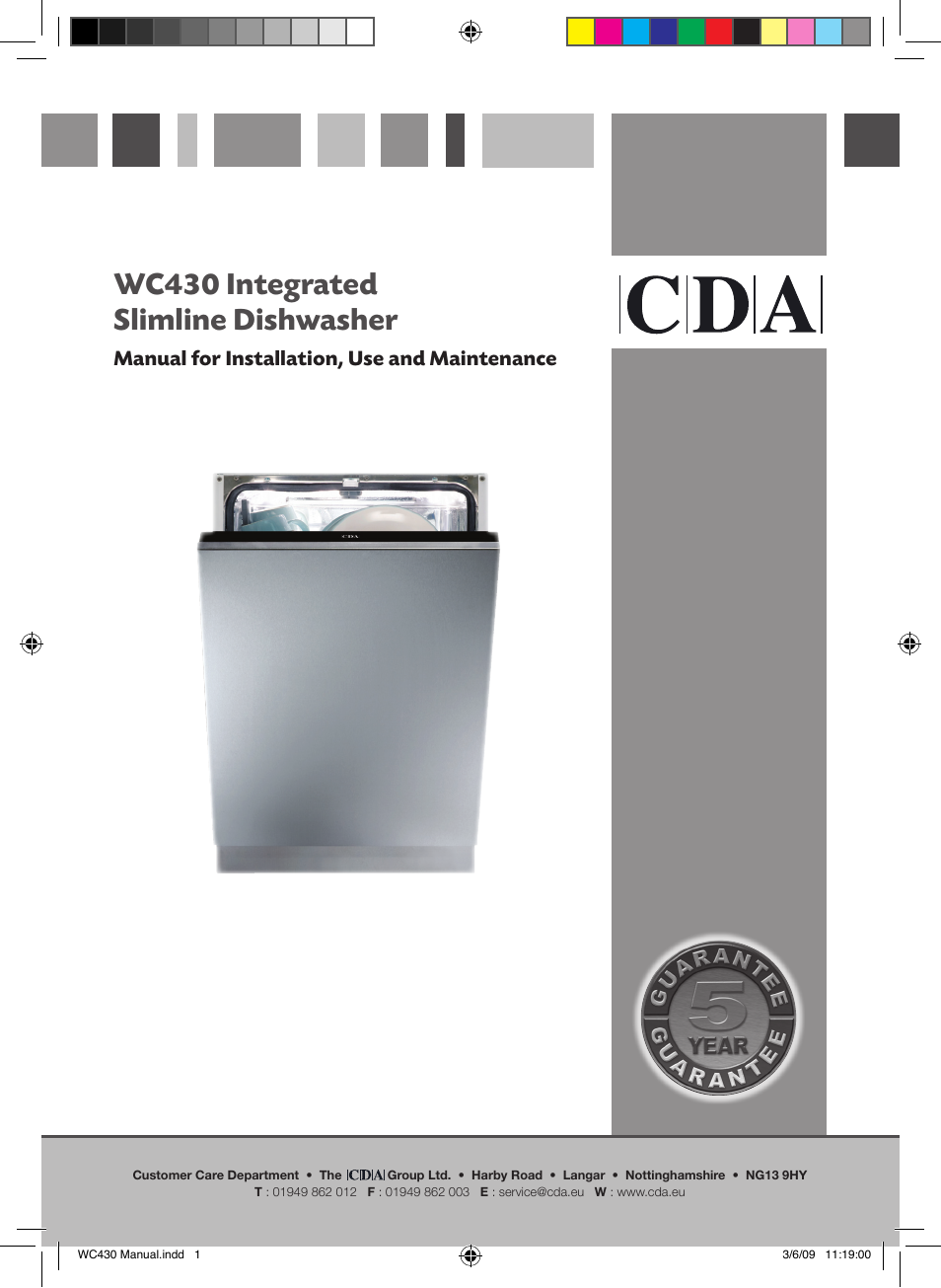 CDA WC430 User Manual | 16 pages