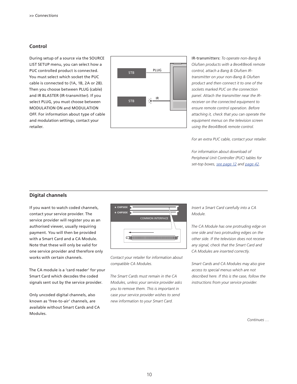 Information on ir-transmitters, Transmitters | Bang & Olufsen BeoPlay V1 User Guide User Manual | Page 10 / 51