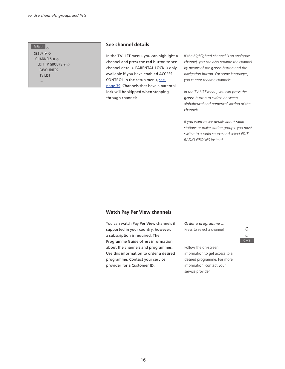 Bang & Olufsen BeoPlay V1 User Guide User Manual | Page 16 / 51
