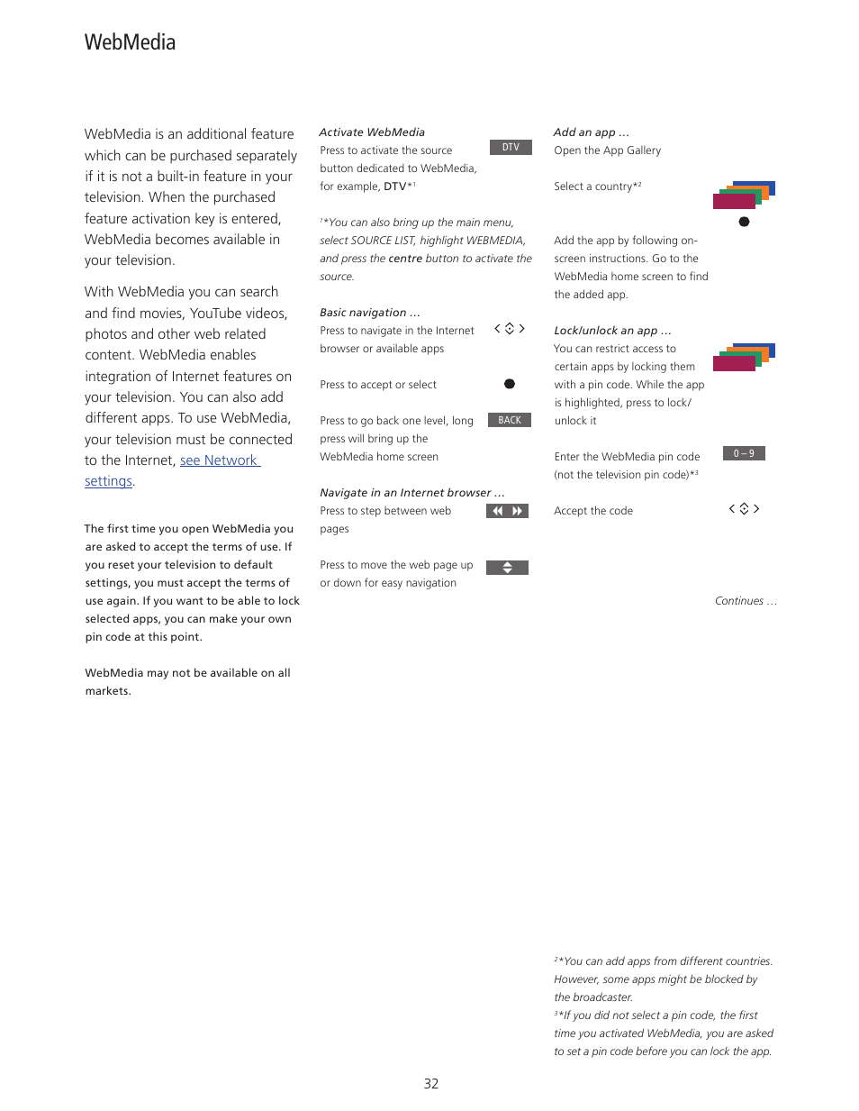 Webmedia | Bang & Olufsen BeoPlay V1 User Guide User Manual | Page 32 / 51