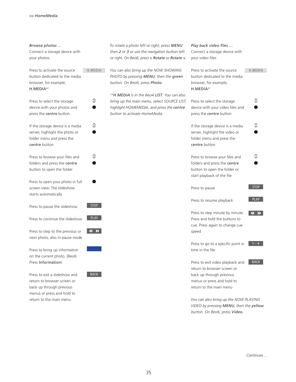 Bang & Olufsen BeoPlay V1 User Guide User Manual | Page 35 / 51