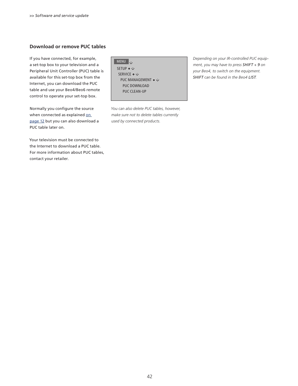 Bang & Olufsen BeoPlay V1 User Guide User Manual | Page 42 / 51