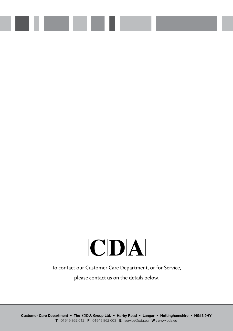 Passionate about style | CDA FW282 User Manual | Page 16 / 16