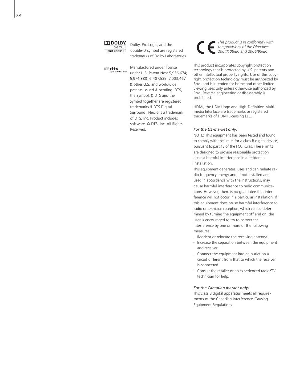 Bang & Olufsen BeoVision 10 Getting Started User Manual | Page 28 / 32