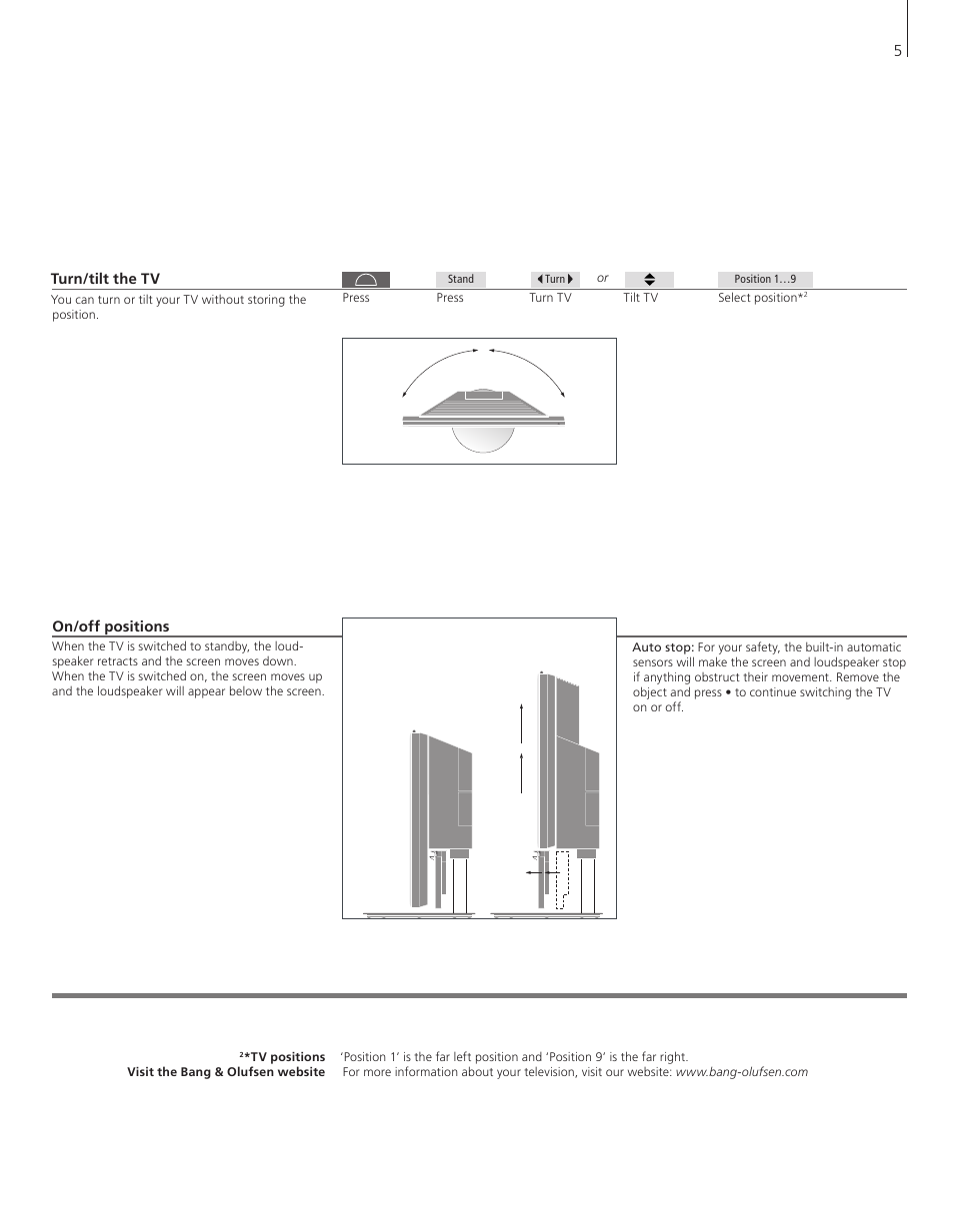 Bang & Olufsen BeoVision 4-85/103 User Manual | Page 5 / 12