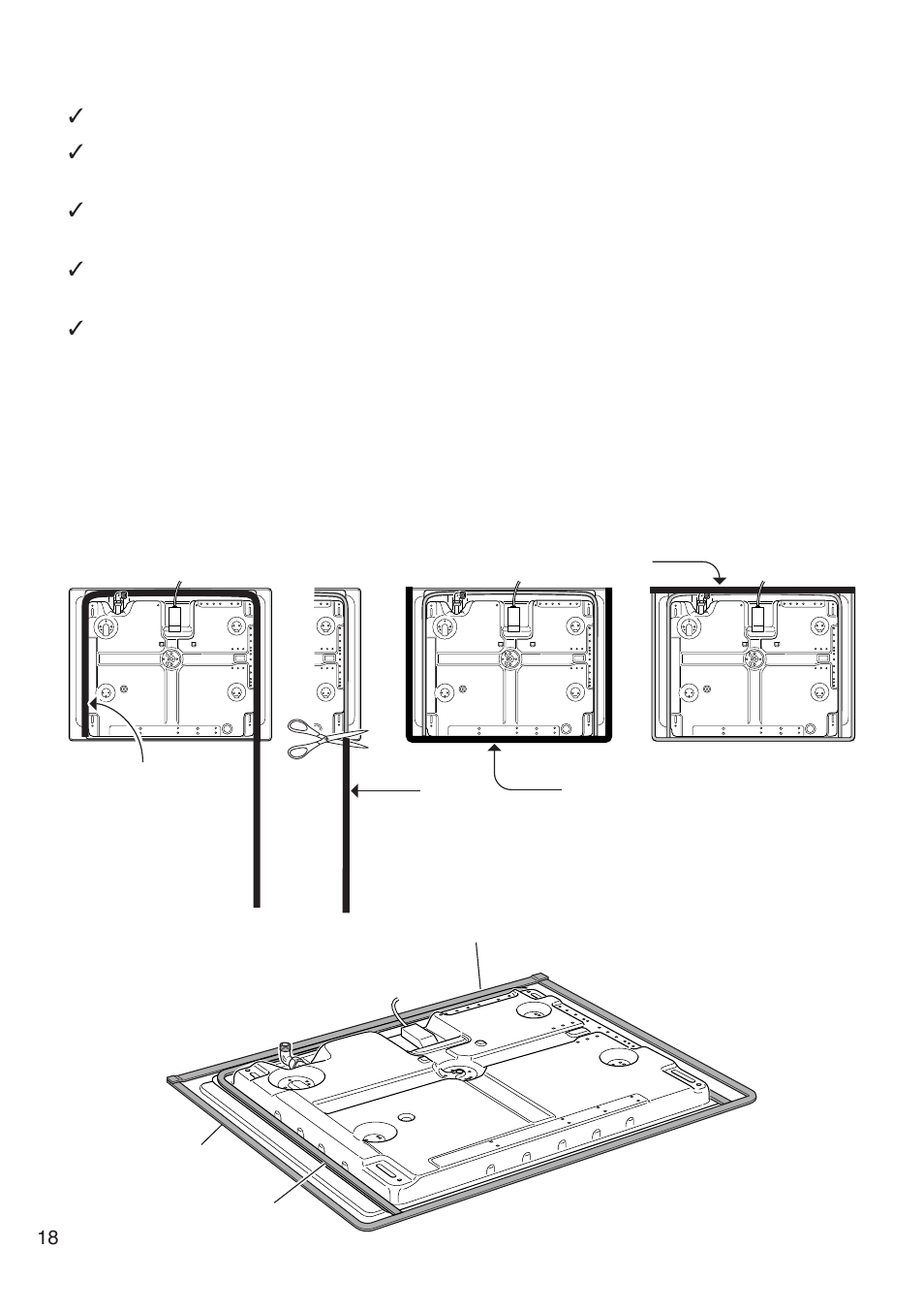 Applying the seals | CDA COOKING HOB HCG 740 User Manual | Page 18 / 32