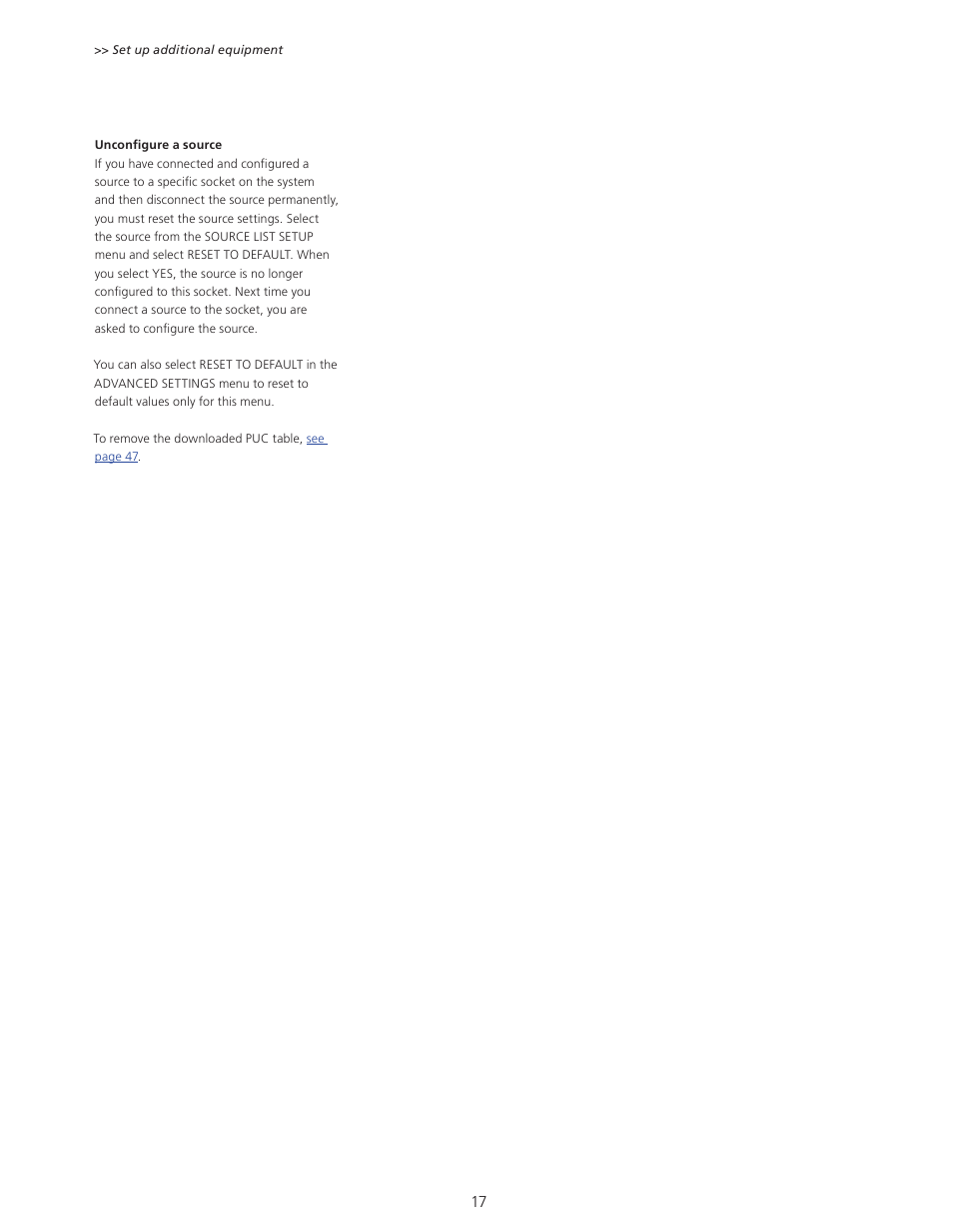 Bang & Olufsen BeoSystem 4 with Beo4 User Guide User Manual | Page 17 / 58