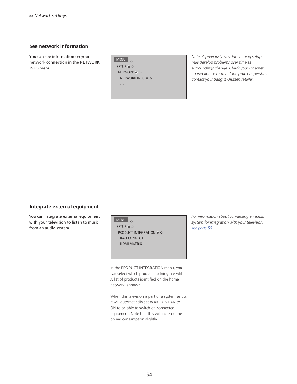 Bang & Olufsen BeoSystem 4 with Beo4 User Guide User Manual | Page 54 / 58