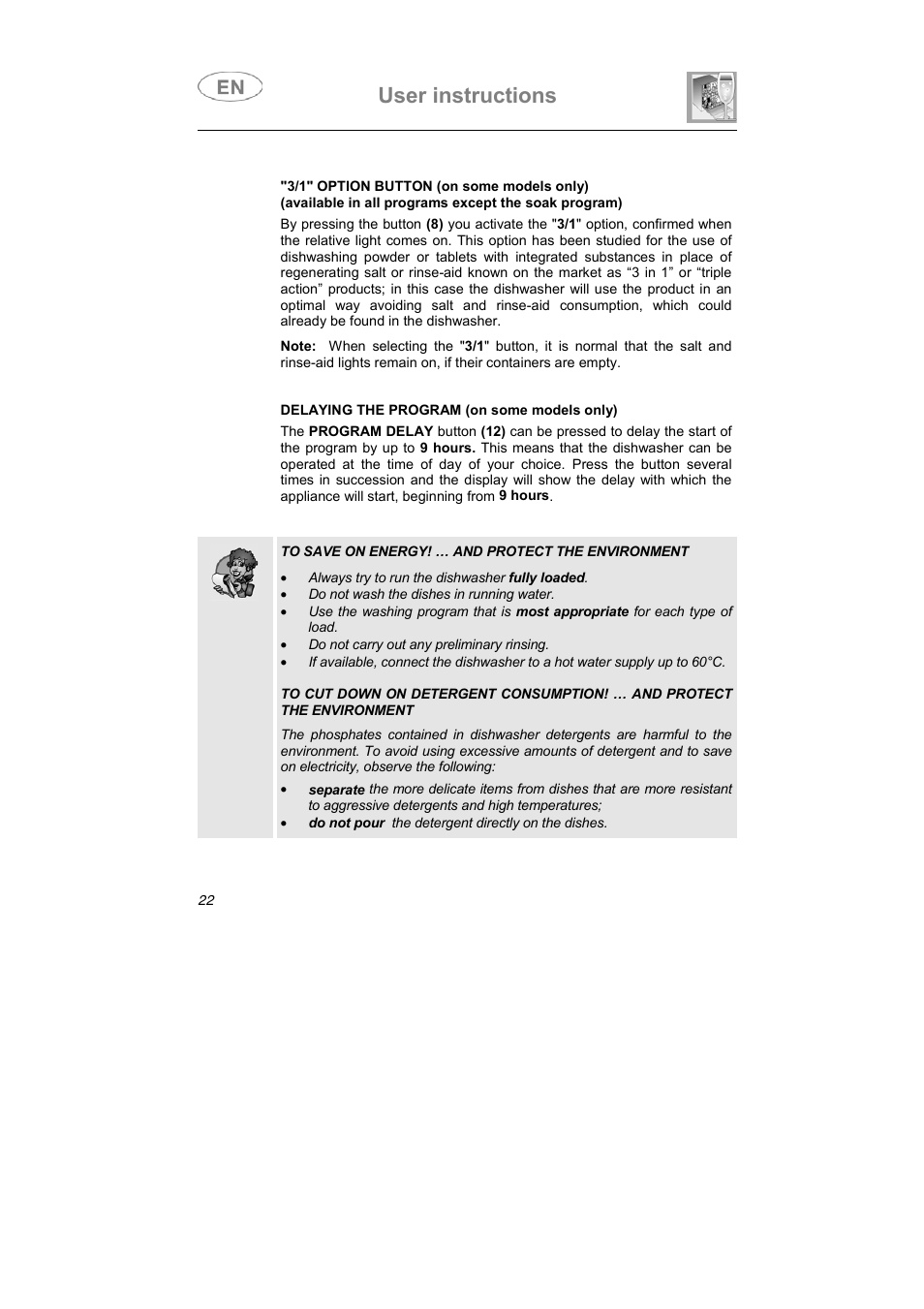 User instructions | CDA FULLY INTEGRATED VW80 User Manual | Page 33 / 37