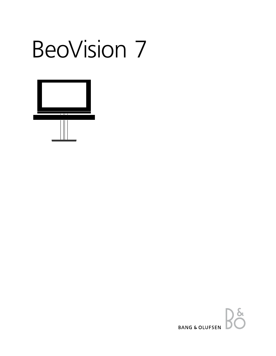 Bang & Olufsen BeoVision 7-40/55 User Guide User Manual | 74 pages